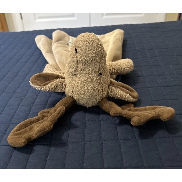 Bunnies by The Bay Best Friend Bruce Moose Lovey Security Blanket - Picture 7 of 8